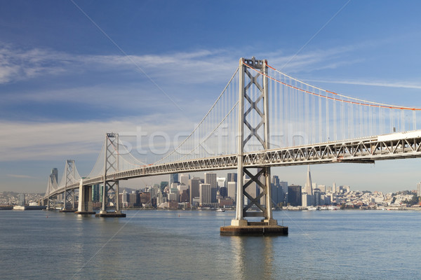 San Francisco and Bay bridge Stock photo © hanusst