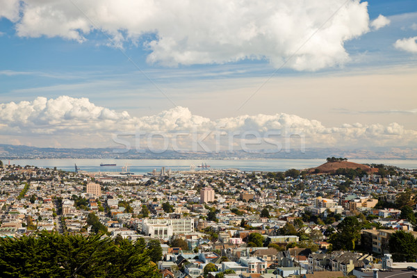 San Francisco Central Waterfront and Bernal Heights Stock photo © hanusst