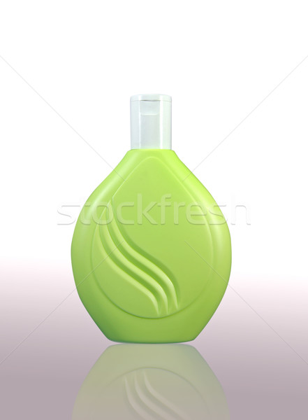 Stockfoto: Plastic · fles · lichaam · haren · gezondheid