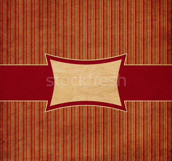 Retro greeting card design with vintage style  Stock photo © happydancing