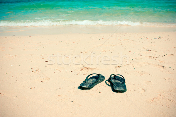 沙 海洋 海灘 夏天 景觀 商業照片 © happydancing