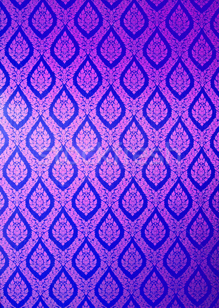 Thai art wall pattern for background Stock photo © happydancing