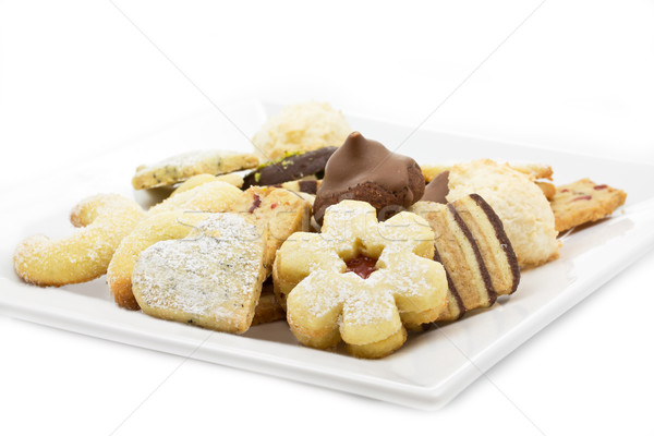 Selection of christmas cookies Stock photo © haraldmuc