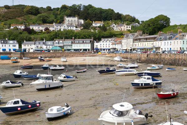 The small town of Gorey on the channel island of Jersey, UK Stock photo © haraldmuc