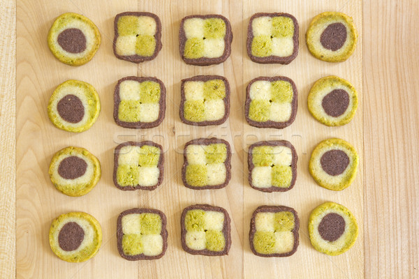 Christmas cookies on a wooden surface Stock photo © haraldmuc