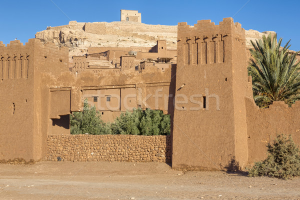 Ancient Ait Benhaddou in Morocco Stock photo © haraldmuc