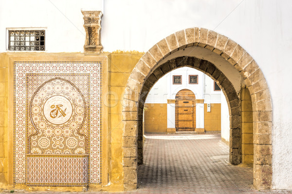 Stock photo: Typical alley in a Moroccan town
