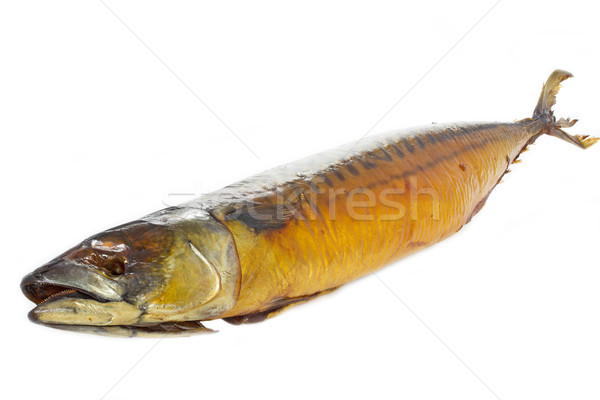 薫製 サバ 白 魚 ディナー プレート ストックフォト © haraldmuc