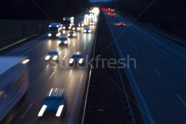 1泊 トラフィック 道路 道路 通り 羽毛 ストックフォト © haraldmuc