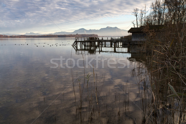 ősz tó Németország víz tiszta panoráma Stock fotó © haraldmuc