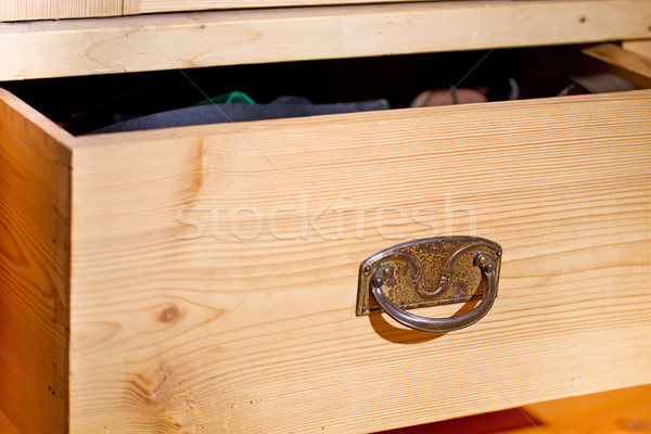 Wooden drawer  Stock photo © haraldmuc