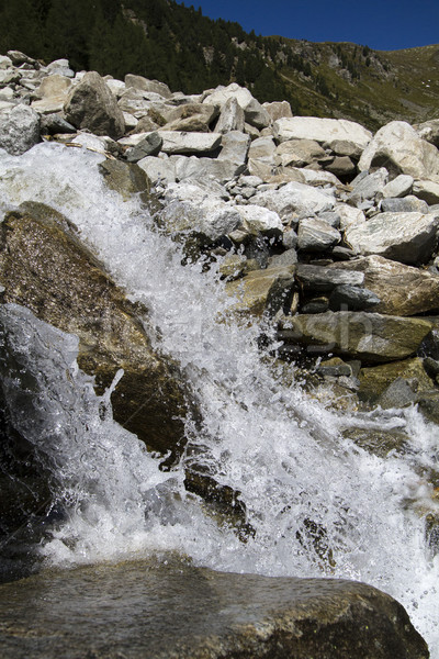 Mały wodospad włoski alpy Europie wody Zdjęcia stock © haraldmuc