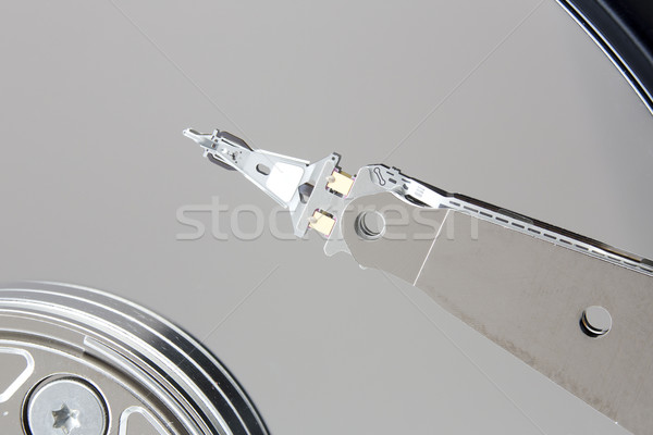 Stock photo: Computer harddisk drive closeup