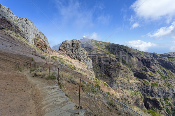Hiking on Madeira island, Portugal Stock photo © haraldmuc