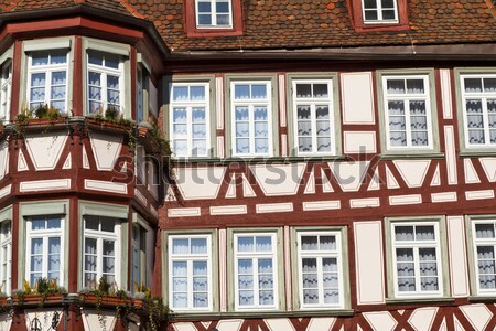 Half-timbered house in Quedlinburg, Germany Stock photo © haraldmuc