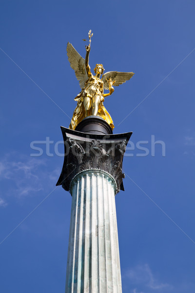 The famous 'Friedensengel' (angel of piece) in Munich, Bavaria  Stock photo © haraldmuc