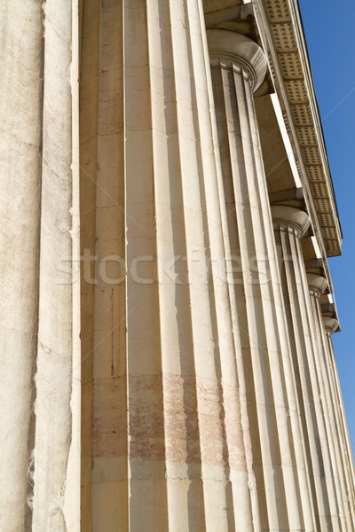 Classical pillars at „Koenigsplatz“ place in Munich, Germany Stock photo © haraldmuc