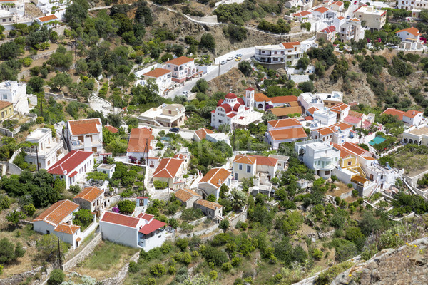 The village 'Aperi' on Karpathos island, Greece Stock photo © haraldmuc
