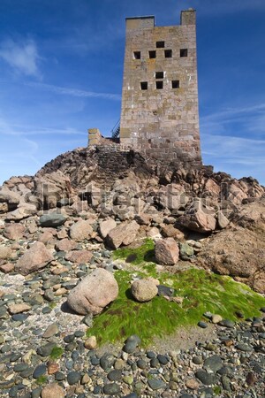 Seymour Tower offshore the channel island of Jersey, UK Stock photo © haraldmuc