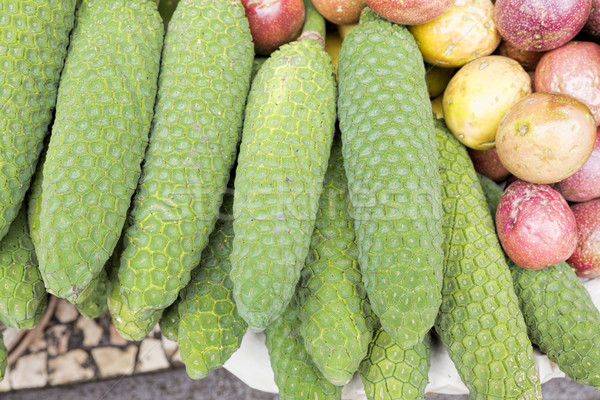 Anona fruits on display on a market Stock photo © haraldmuc