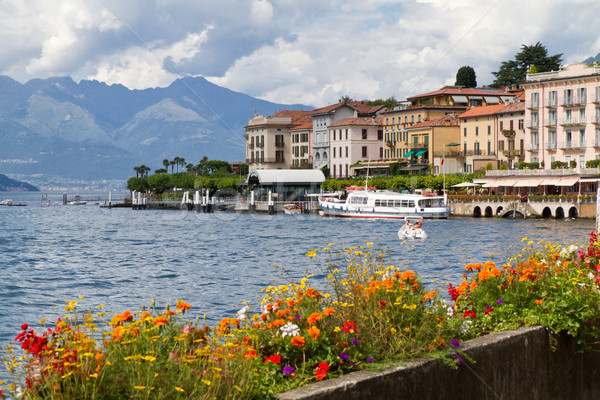 The small town of Belaggio at lake Como in Italy Stock photo © haraldmuc