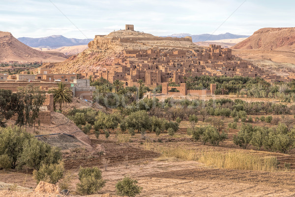 Ancient Ait Benhaddou in Morocco Stock photo © haraldmuc