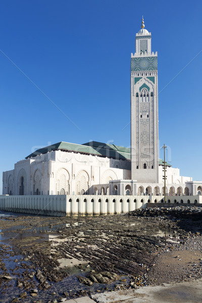 Mecset Casablanca Marokkó épület utazás Afrika Stock fotó © haraldmuc