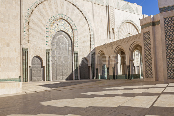Mecset Casablanca Marokkó Afrika épület utazás Stock fotó © haraldmuc