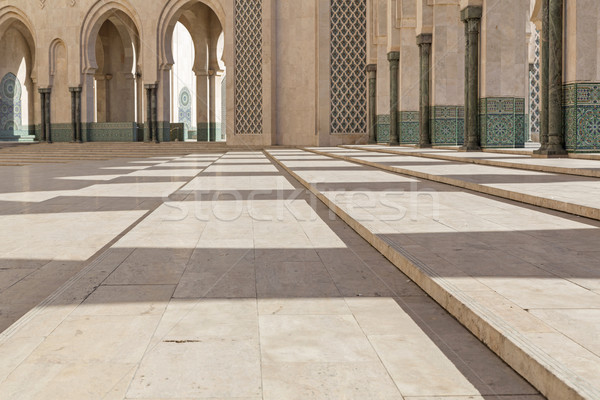 Mecset Casablanca Marokkó Afrika épület utazás Stock fotó © haraldmuc