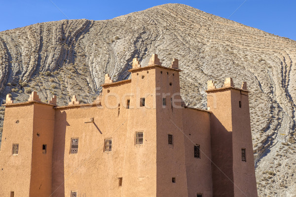 Ancient casbah building, Morocco Stock photo © haraldmuc