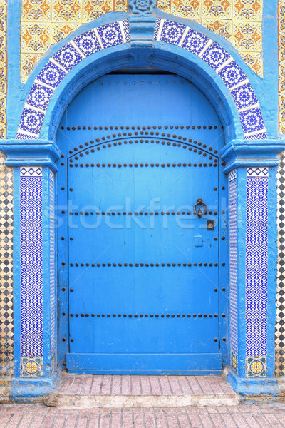 Stock photo: Old and weathered door, Morocco