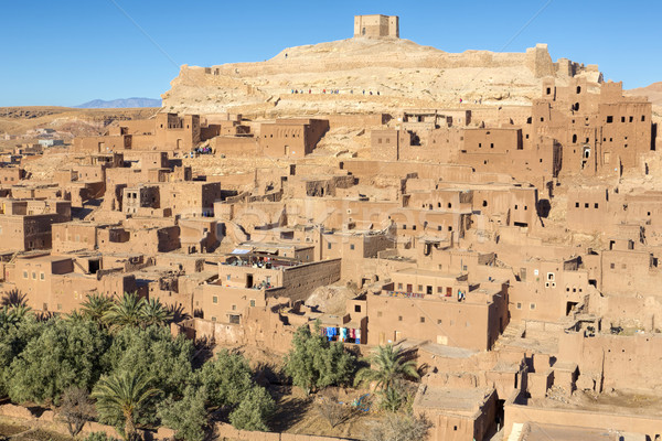 Ancient Ait Benhaddou in Morocco Stock photo © haraldmuc