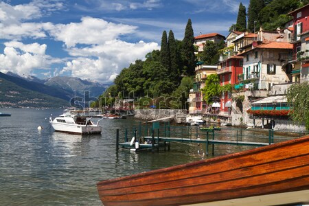 The small town of Varenna at lake Como in Italy Stock photo © haraldmuc