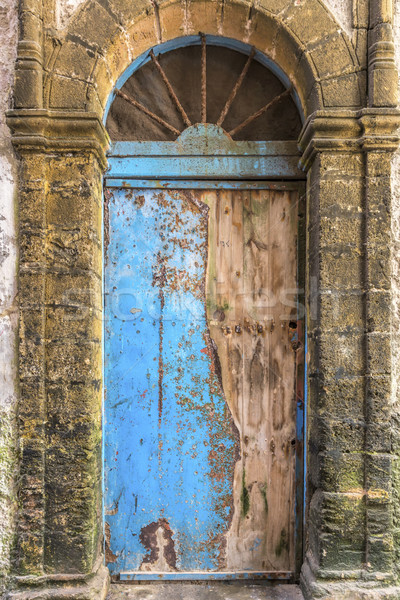 Old and weathered door, Morocco Stock photo © haraldmuc