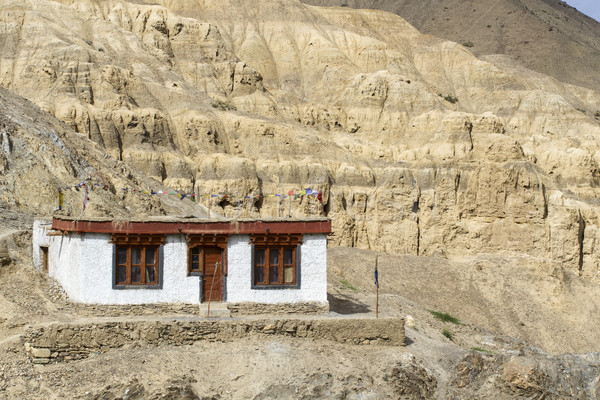 Tiny house in the mountains of Ladakh, India Stock photo © haraldmuc