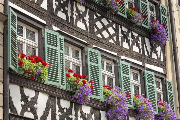 Stock photo: Half timbered house in upper Franconia, Germany