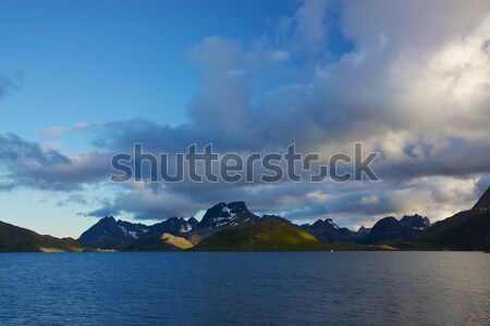 Lofoten peaks Stock photo © Harlekino