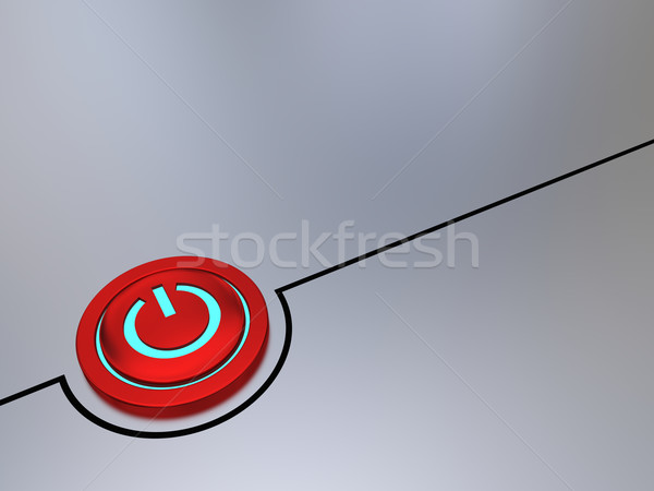 Stock photo: On off button