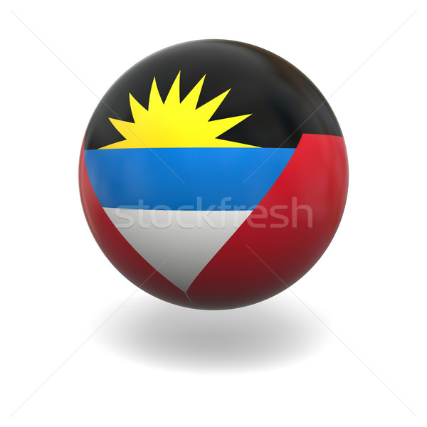 Antigua and Barbuda flag Stock photo © Harlekino