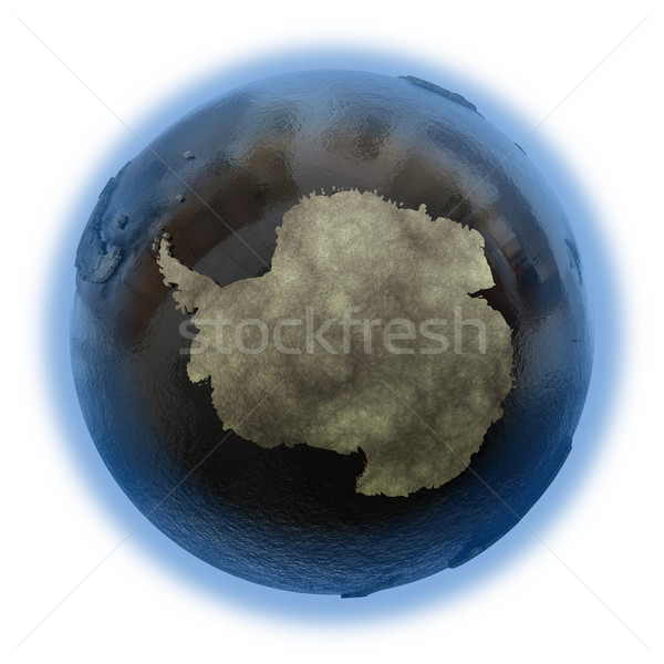 Antarctica on Earth of oil Stock photo © Harlekino