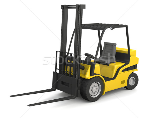 Yellow forklift Stock photo © Harlekino