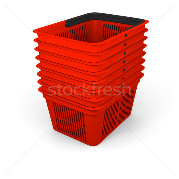 Stock photo: Shopping baskets