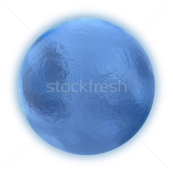 Water planeet illustratie bol geïsoleerd witte Stockfoto © Harlekino