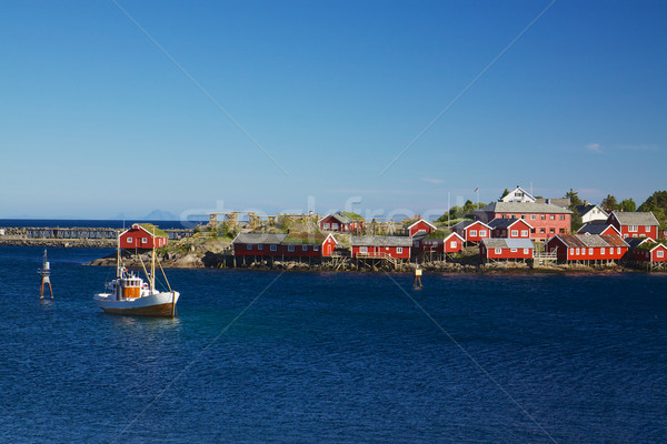 Reine on Lofoten islands Stock photo © Harlekino