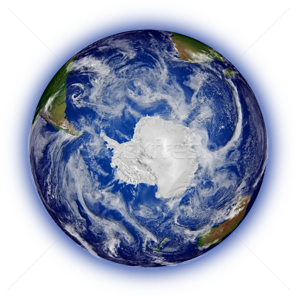 Southern hemisphere on planet Earth Stock photo © Harlekino