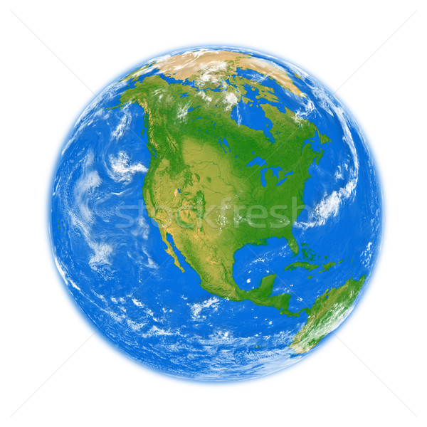 North America on Earth Stock photo © Harlekino