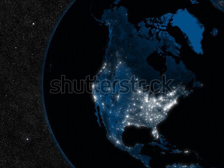 Night in North America Stock photo © Harlekino