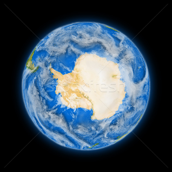 Antarctica on planet Earth Stock photo © Harlekino