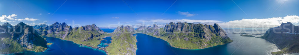Fjords panorama Stock photo © Harlekino