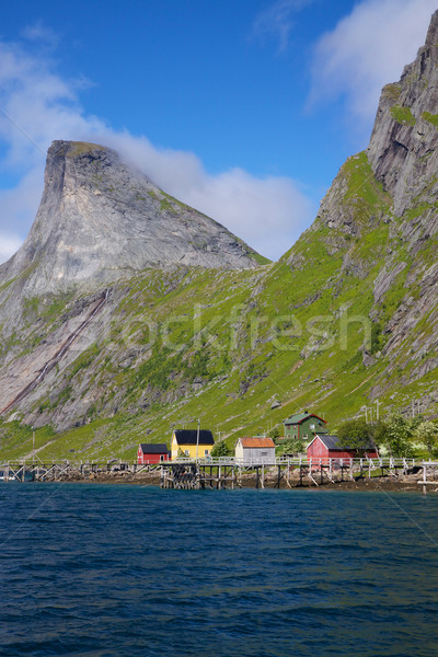 Fjord on Lofoten Stock photo © Harlekino